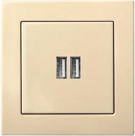 Actual product image Liregus CHARGER USB ĮUK-2-01 2VT 3.4A SANDY EPS