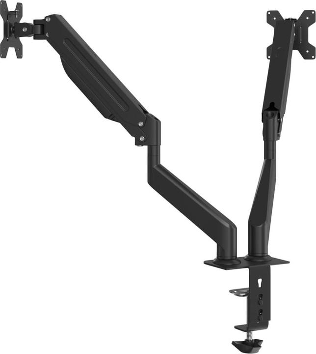 Immagine prodotto VidaXL Braccio per monitor doppio per max 27 pollici VESA 75/100 mm 20 kg (27")