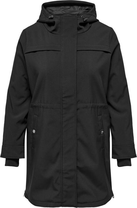 Actual product image Only Hood Ribbed cuffs Coat Long parka (42)
