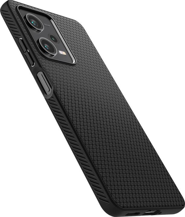 Actual product image Spigen Liquid Air - Case do Xiaomi Redmi Note 12 Pro 5G / POCO X5 Pro 5G (Czarny) (Xiaomi Redmi Note 12 Pro 5G, Xiaomi Poco X5 Pro)