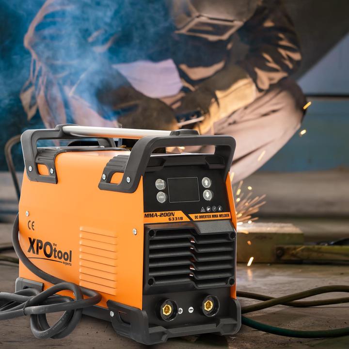 Actual product image XPOtool Portable MMA Stick Welder 20-200Amp IGBT Inverter Welding Machine for SMAW Arc Welding