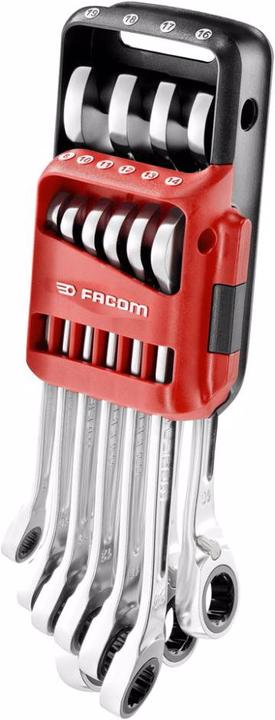 Produktbild Facom Ratschenschlüssel Set (19 mm, 12 mm, 14 mm, 16 mm, 10  mm, 18 mm, 17 mm, 11 mm, 15 mm, 8 mm, 9 mm, 13 mm)