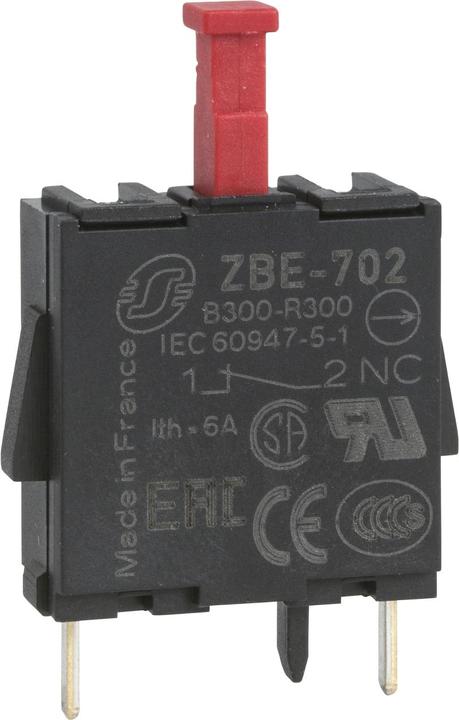 Produktbild Schneider Electric Hilfsschalterblock, ZBE Ř 22, 1Ö ZBE702
