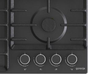 Produktbild Gorenje G642AB hob Black Built-in Gas 4 zone(s)