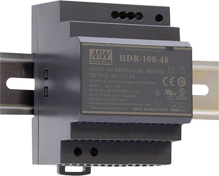 MeanWell Hutschienen Netzteil (DIN Rail) 24 V/DC 4.2 A 100.8 W 1 x