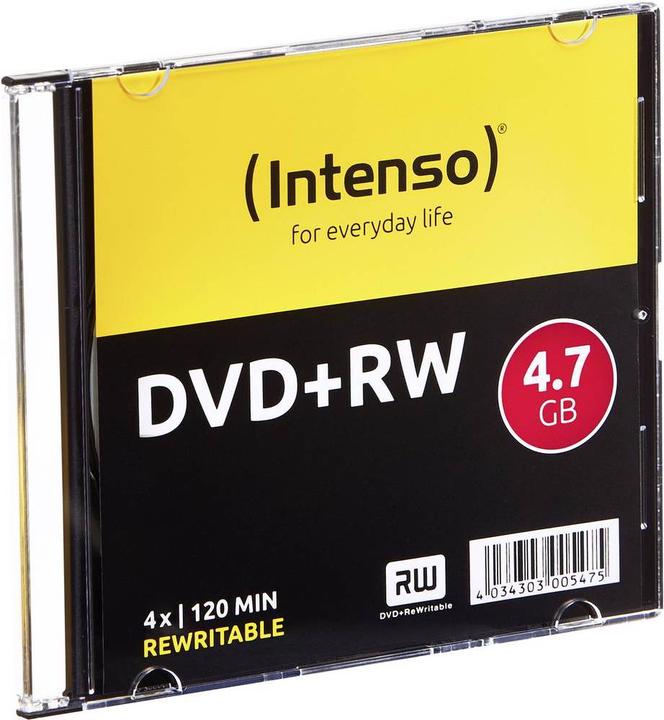 Image du produit Intenso DVD+RW vierge 10 pcs 4.7 GB 120 min réinscriptible (10 x)