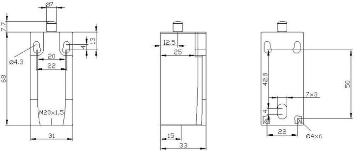 Immagine prodotto Siemens SIEM Service Box 3SX5110-0BKInterruttore di posizione in plastica