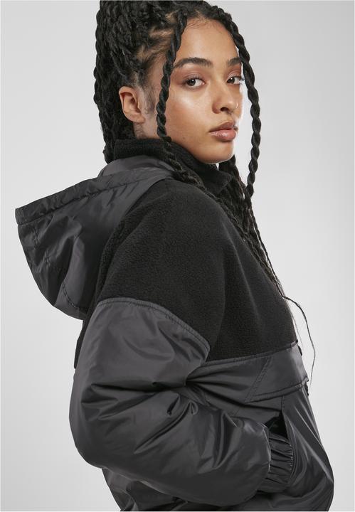 Produktbild Urban Classics Ladies Sherpa Mix Pull Over Jacket (S)