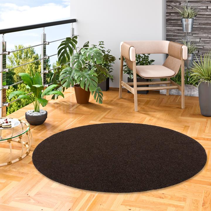 Produktbild Snapstyle Kunstrasen Rasenteppich mit Noppen Kingston Rund (100 x 100 cm)