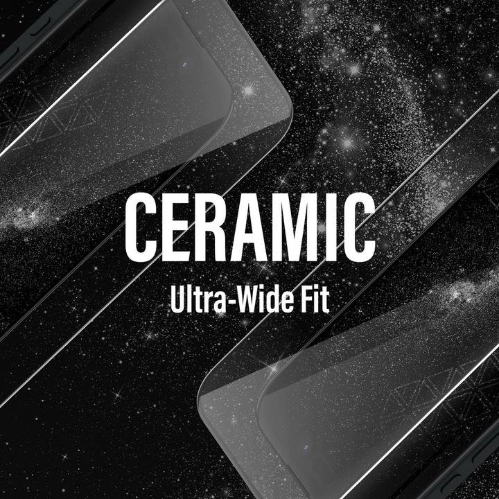 Image du produit PanzerGlass Ceramic Protection Ultra-Wide Fit (1 pièce(s), Apple iPhone 16, Apple iPhone 15)