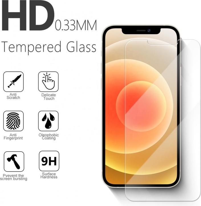 Actual product image Screenguard Armoured Glass Screen Protector (1 Piece, Apple iPhone 13 Pro)