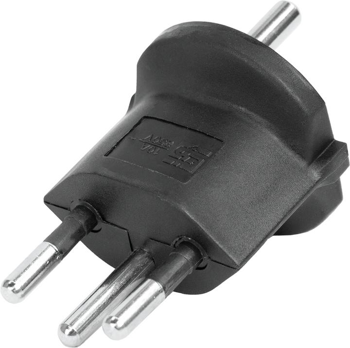 Actual product image Steffen Fix adapter (Type 12, CEE 7/7)
