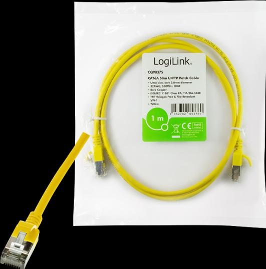 Produktbild LogiLink Netzwerkkabel (STP, CAT6a, 5 m)