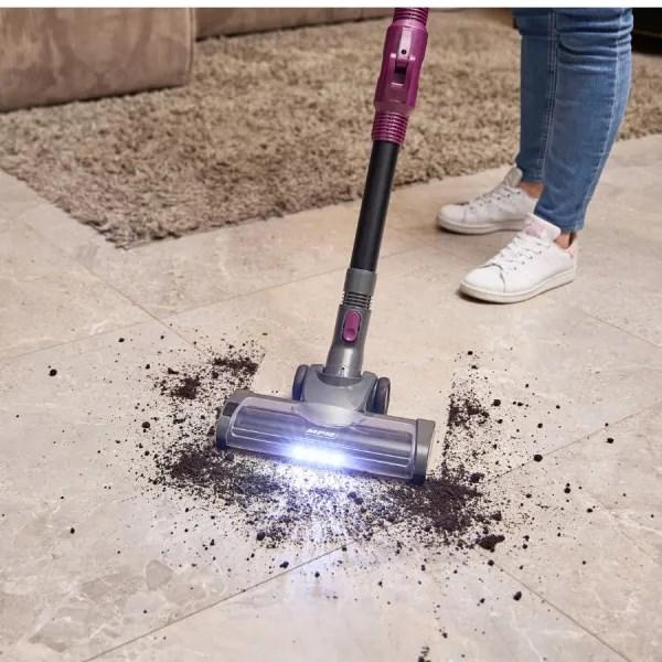 Actual product image MPM Cordless hoover MOD-70 Black purple