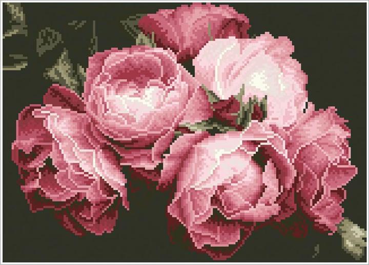 Produktbild Diamond Dotz Diamond Painting Vintage Rosen