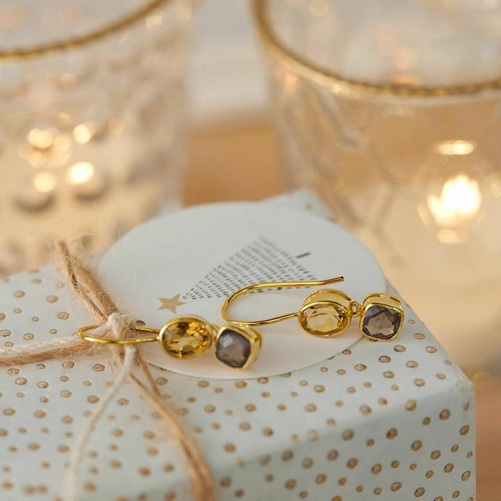 Produktbild Loberon Ohrringe Ovique gold (925er Sterlingsilber)