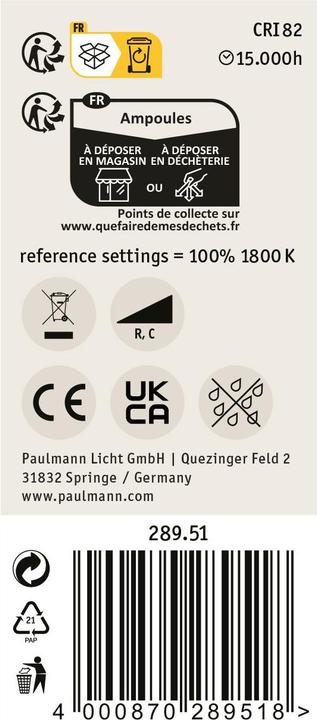 Actual product image Paulmann Vintage Spiral (E14, 4 W, 150 lm, 1 x)