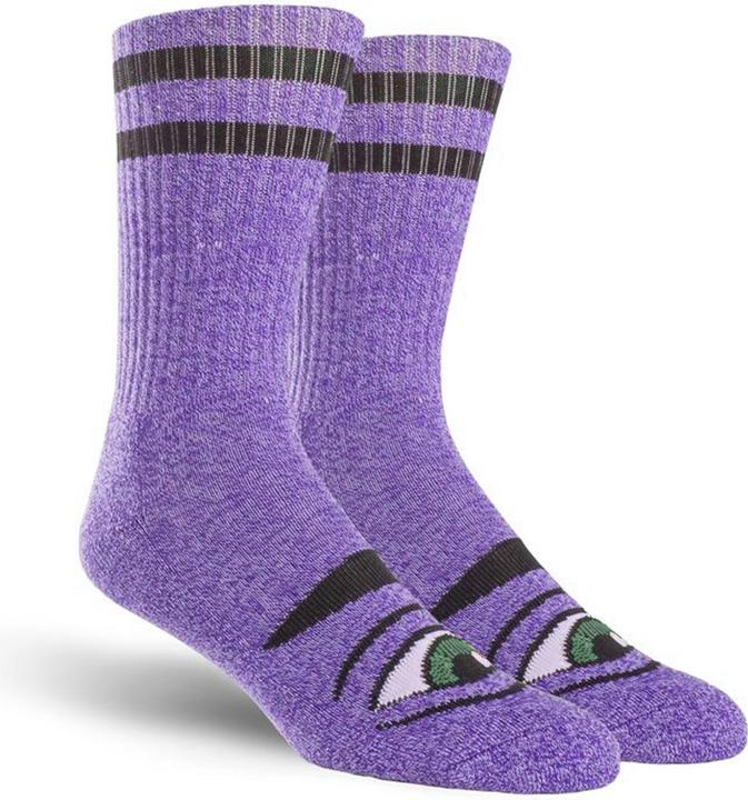 Toy Machine Heather Sect Eye Crew Socks (One Size)