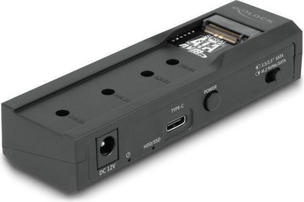 Delock USB Type-C Konverter für 1 x M.2 SSD oder 1 x SATA SS