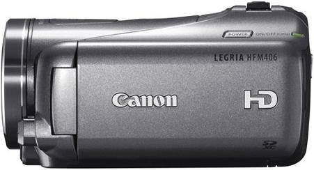 Actual product image Canon Legria HF M406, Full-HD Flash, 10x Zoom, Black (10 x)