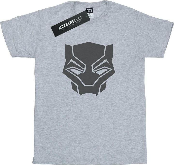 Produktbild Jungen Black Panther Schwarz auf Schwarz TShirt (152, 158)