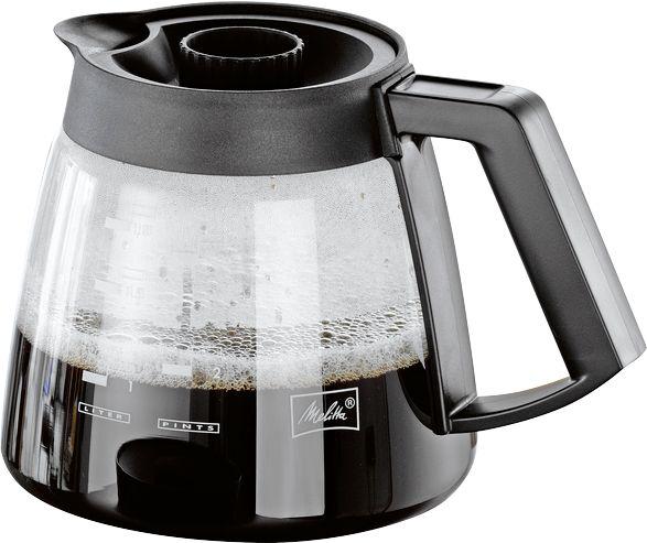 Produktbild Melitta ® Kanne 17x16,4 cm (ØxH) 1,8l Glas/Kunststoff transparent/schwarz