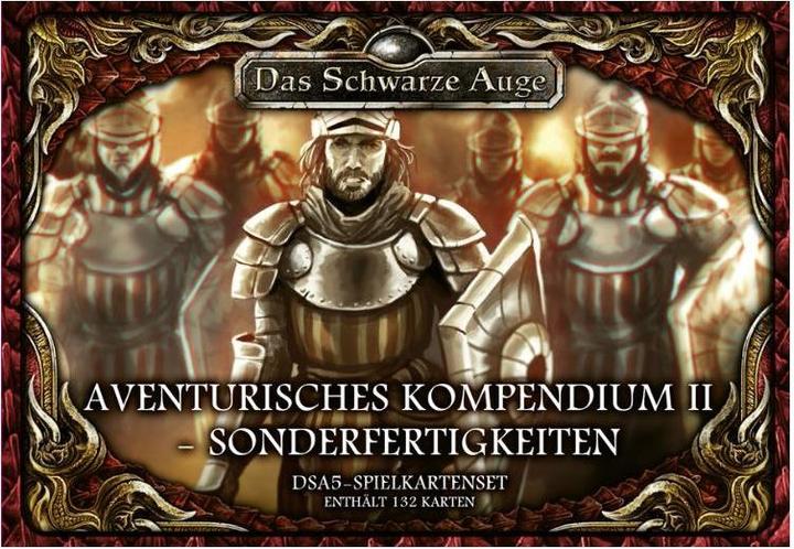 Produktbild DSA5 Spielkartenset - Aventurisches Kompendium 2: Sonderfertigkeiten, 132 Karten (DE-Ausgabe) (Deutsch)