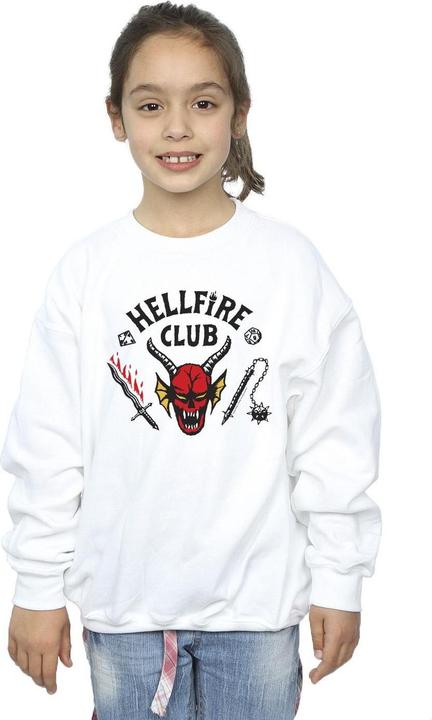 Produktbild Netflix Stranger Things Hellfire Club Sweatshirt Mädchen (152, 158)