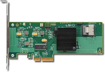 Actual product image LSI SAS9211-4i (single)