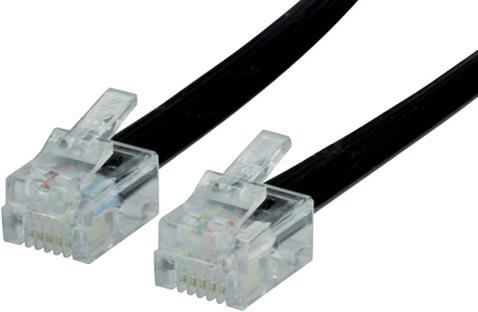 MAXXTRO RJ12 Flachbandkabel 1m