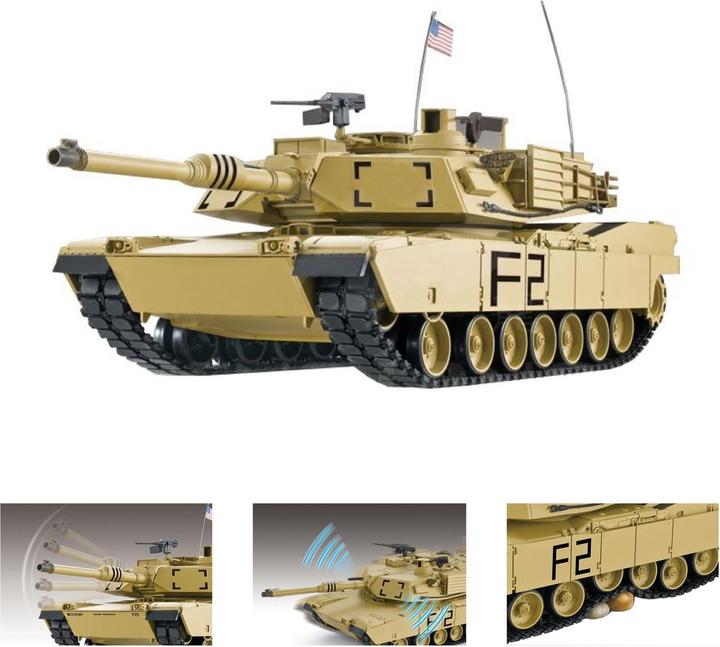 Immagine prodotto Es-toys Heng Long RC serbatoio M1A2 Abrams (RTR pronto all'uso)