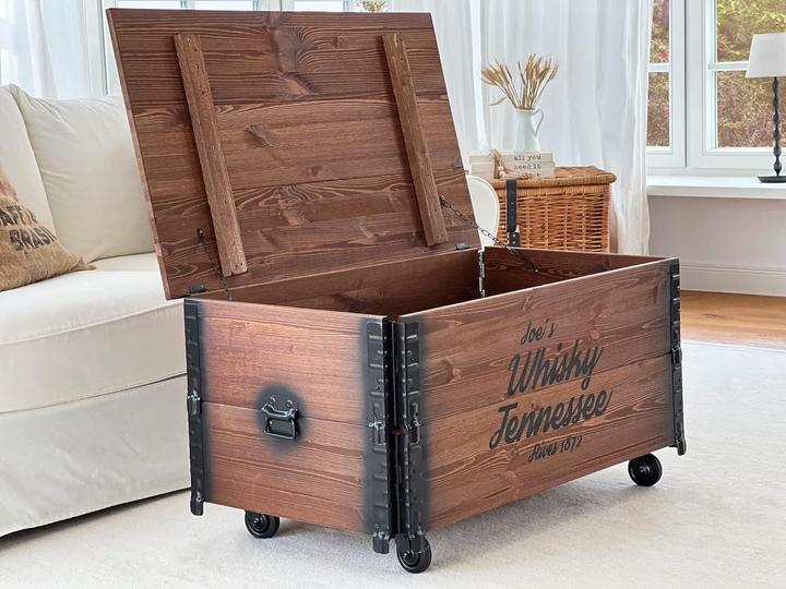 Immagine prodotto Uncle Joe´s Tavolo con cassapanca Whisky