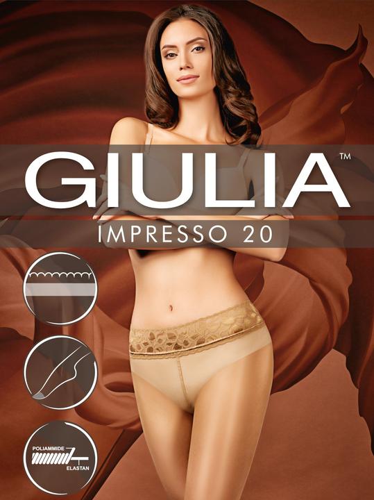 Actual product image Giulia Impresso 20 tights, colour black, size 44-46 (20 DEN, 44 - 46)