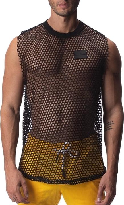 Barcode Berlin Netz-Tanktop "Rannel"