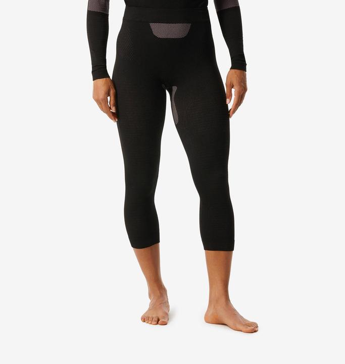 Immagine prodotto Wedze Pantaloni funzionali da sci senza cuciture da donna - BL500 nero/rosa (XS)