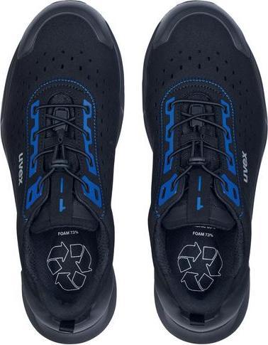 Produktbild Uvex Safety uvex 1 x-craft Halbschuhe S1 68138 schwarz, blau Weite 11 Grösse 38 (S1, 38)