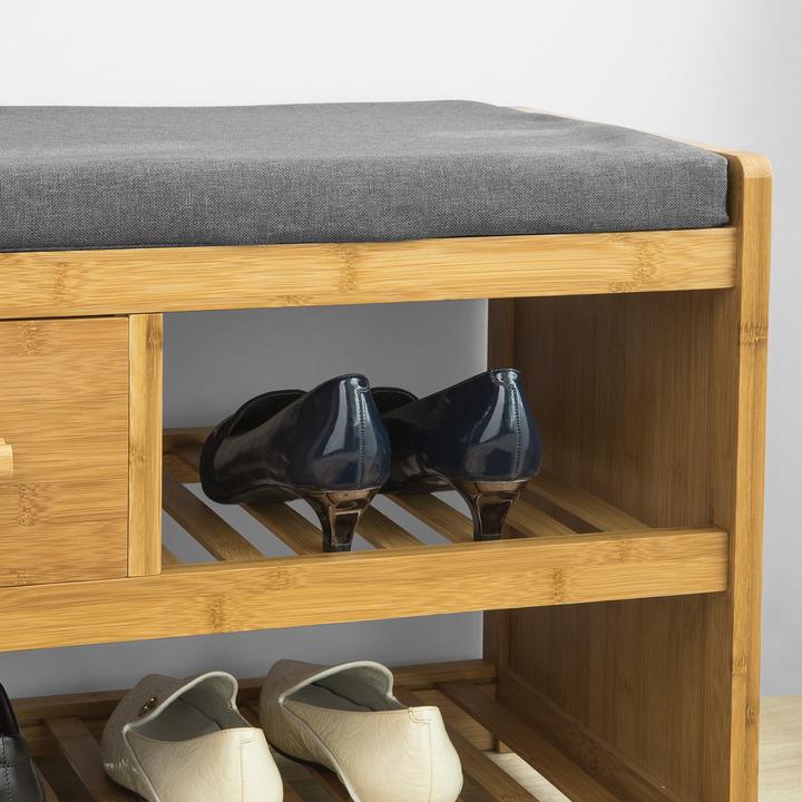 Produktbild SoBuy Sitzbank mit Sitzfläche (91 cm)