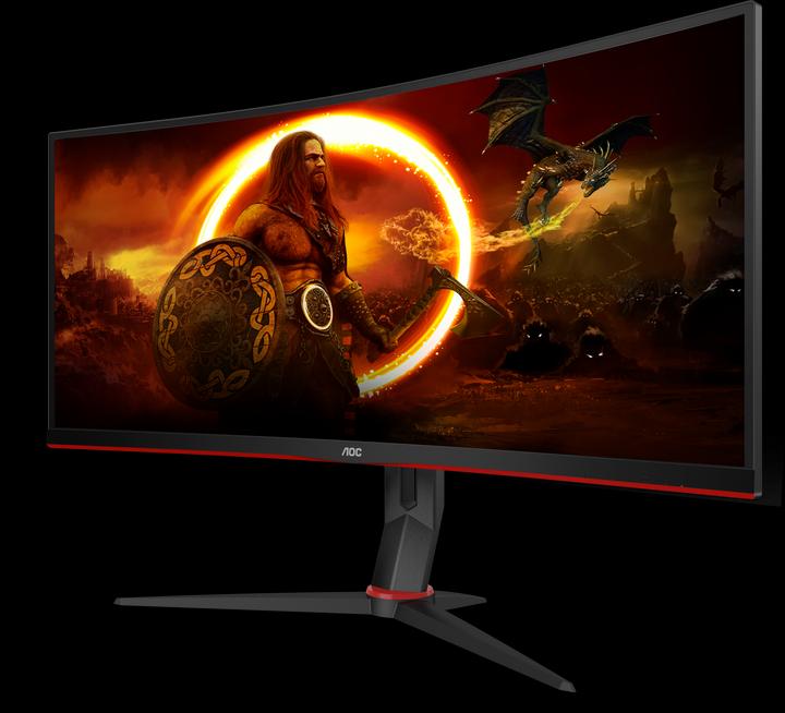 Actual product image AOC CU34G2X/BK (3440 x 1440 pixels, 34")