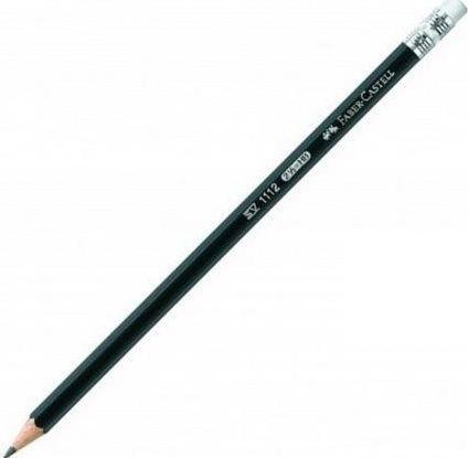 Produktbild CASTELL 1112 Bleistifte HB schwarz mit Radierer 12 St. (12 x)