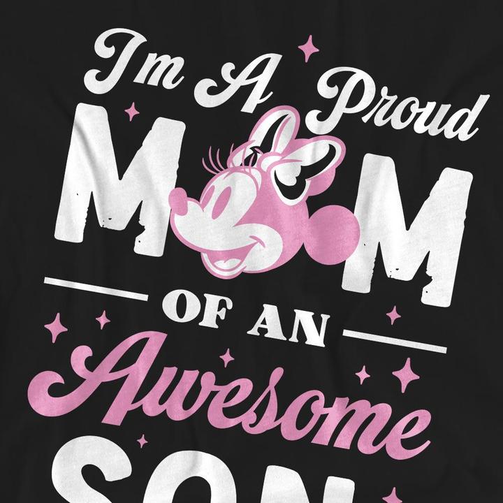 Produktbild Minnie Mouse Proud Mom Awesome Son TShirt (L)