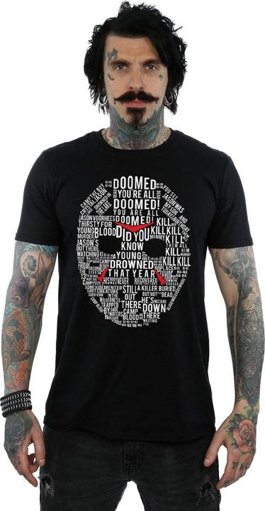 Image du produit Absolute Cult - T-shirt JASON TEXT MASK - Homme (S)
