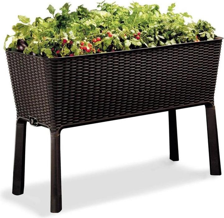 Produktbild Keter Hochbeet auf Stelzen Easy growing 114x49,3x75,7 cm anthrazit