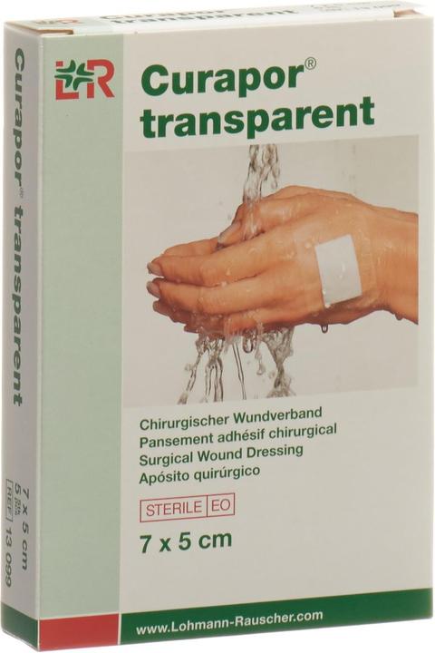 Produktbild Curapor Wundverband 7x5cm transparent (5 x)