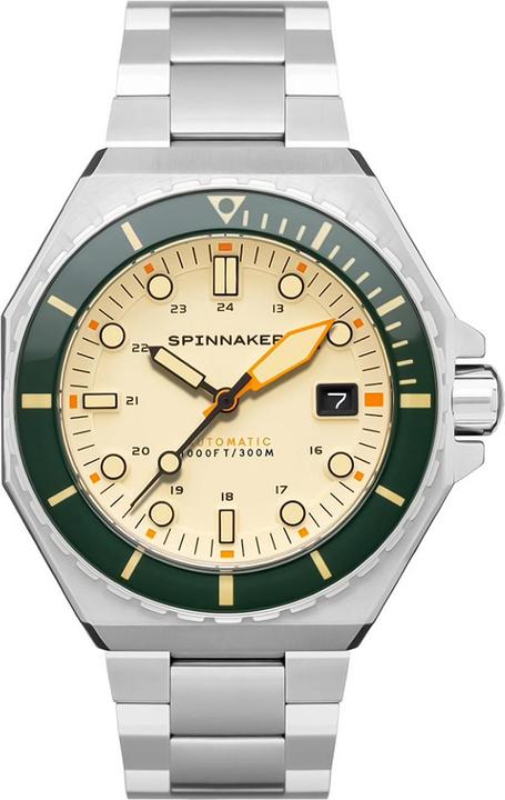 Actual product image Spinnaker SP-5081-CC Dumas Diver Automatic 44mm 30ATM (Analogue wristwatch, 44 mm)