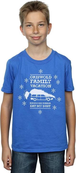 Immagine prodotto National Lampoon´s Vacation National Lampoon's Christmas Vacation Eat My Dust Maglietta Ragazzi (152, 158)
