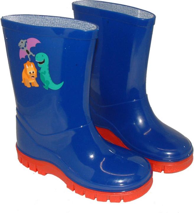 Actual product image Storm Wells Boys Rubber Boots Dinosaur (27)