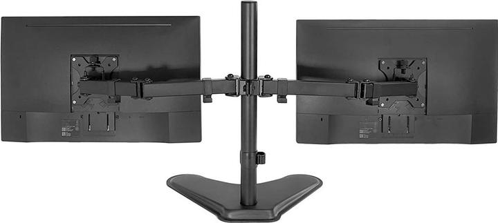 Produktbild Techly Aufstellung für 2 LCD-Displays - Schwarz - Bildschirmgrösse: 33-81.3 cm (13"-32") (32.01")
