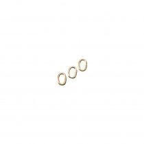 Produktbild Rayher Ringel, 0, 8mm ø, gold, 25 Stück (Geschenkbox, 25 x)