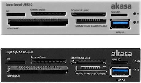 Produktbild Akasa AK-ICR-14 USB 3.0, 6-Port Card Reader 3,5 S/W (USB 3.0)