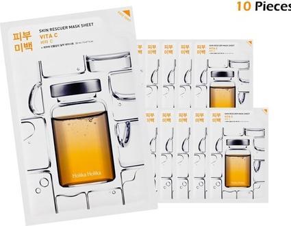 Actual product image Holika Holika Skin Rescue Mask Sheet - Lightening Canvas Mask With Vitamin C (20 ml)